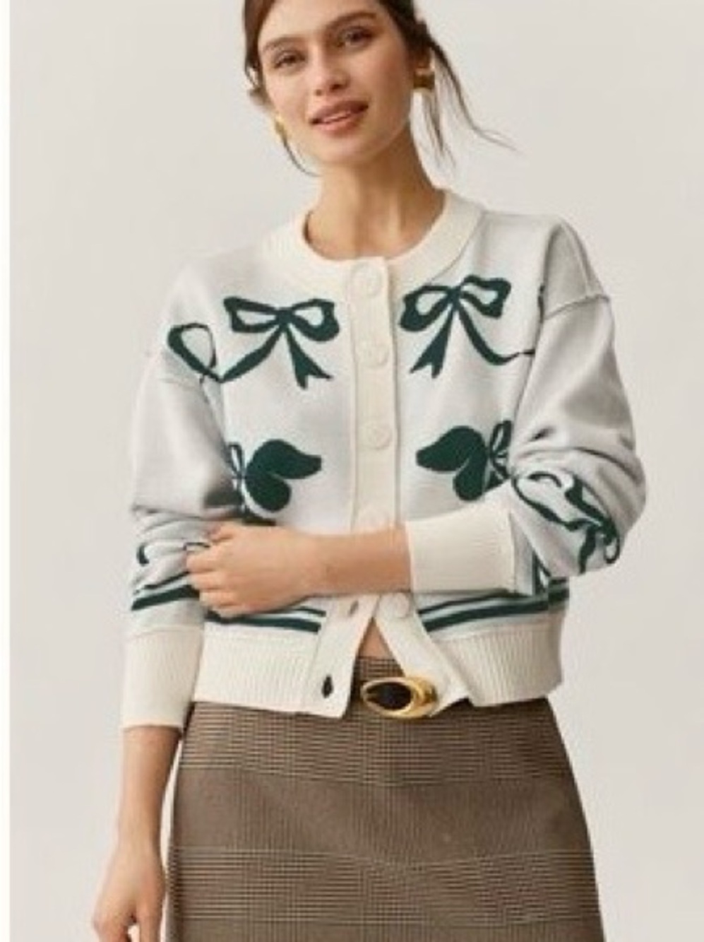 Maeve Anthropologie The Sutton Dachshund Cardigan Sweater